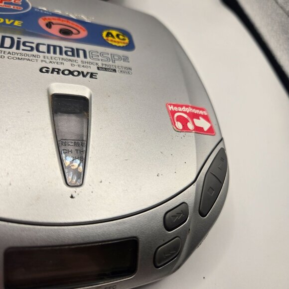 Vintage Sony D-E401 Discman ESP2 CD Player Headphones Case - Picture 5 of 10